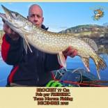 6 BROCHET  77 Cm  Pris par FREDERIC Team Morvan Fishing  DECEMBRE 2015